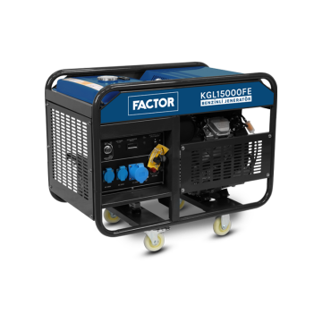 Factor Benzinli Jeneratör 15 Kva Monofaze