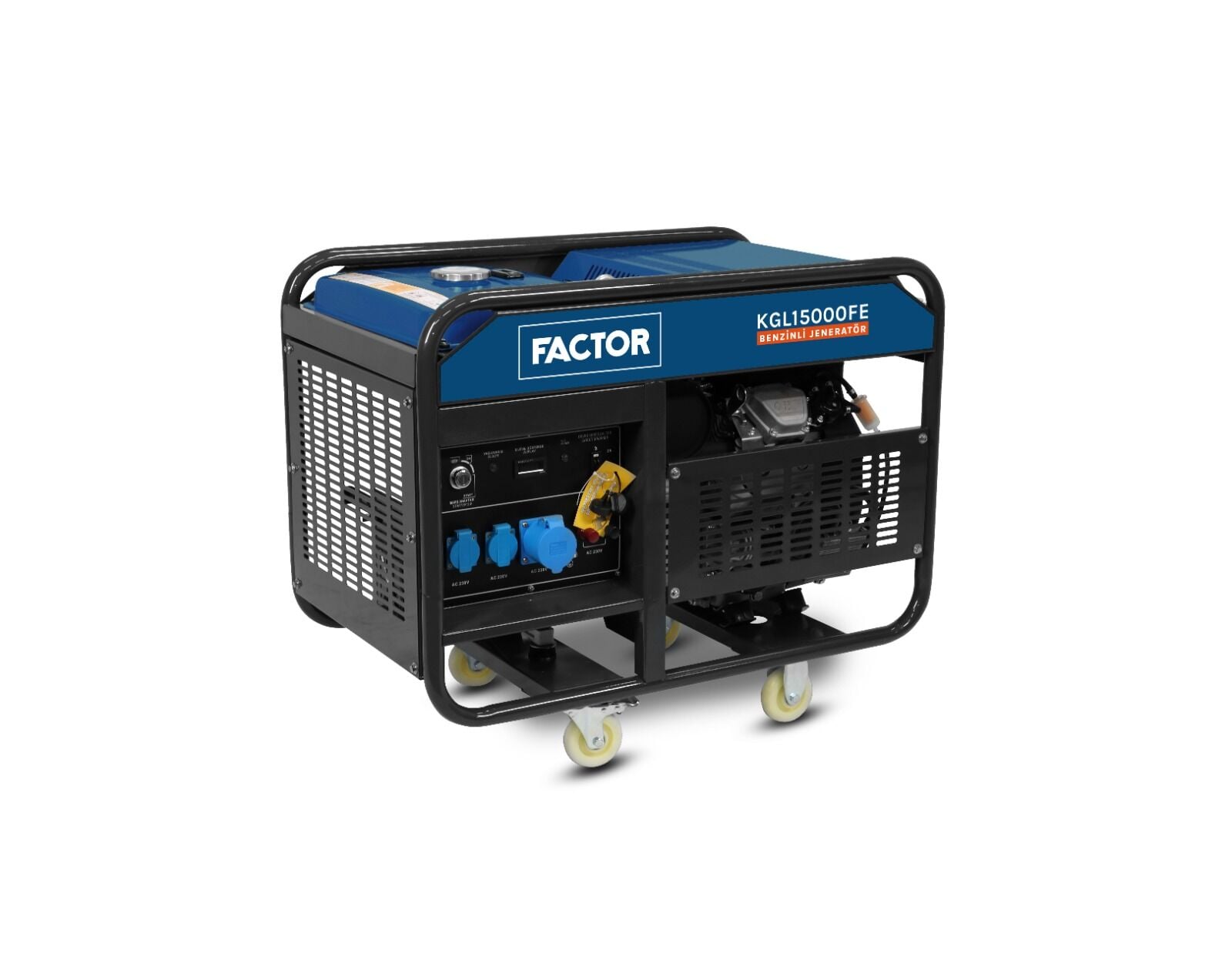 Factor Benzinli Jeneratör 15 Kva Monofaze