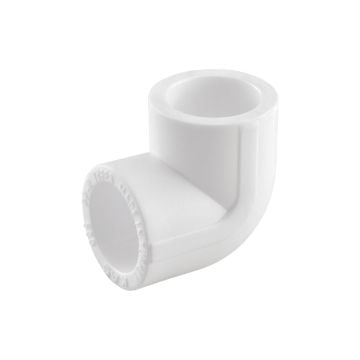 KAS PPRC Dirsek 90° Beyaz 90 mm