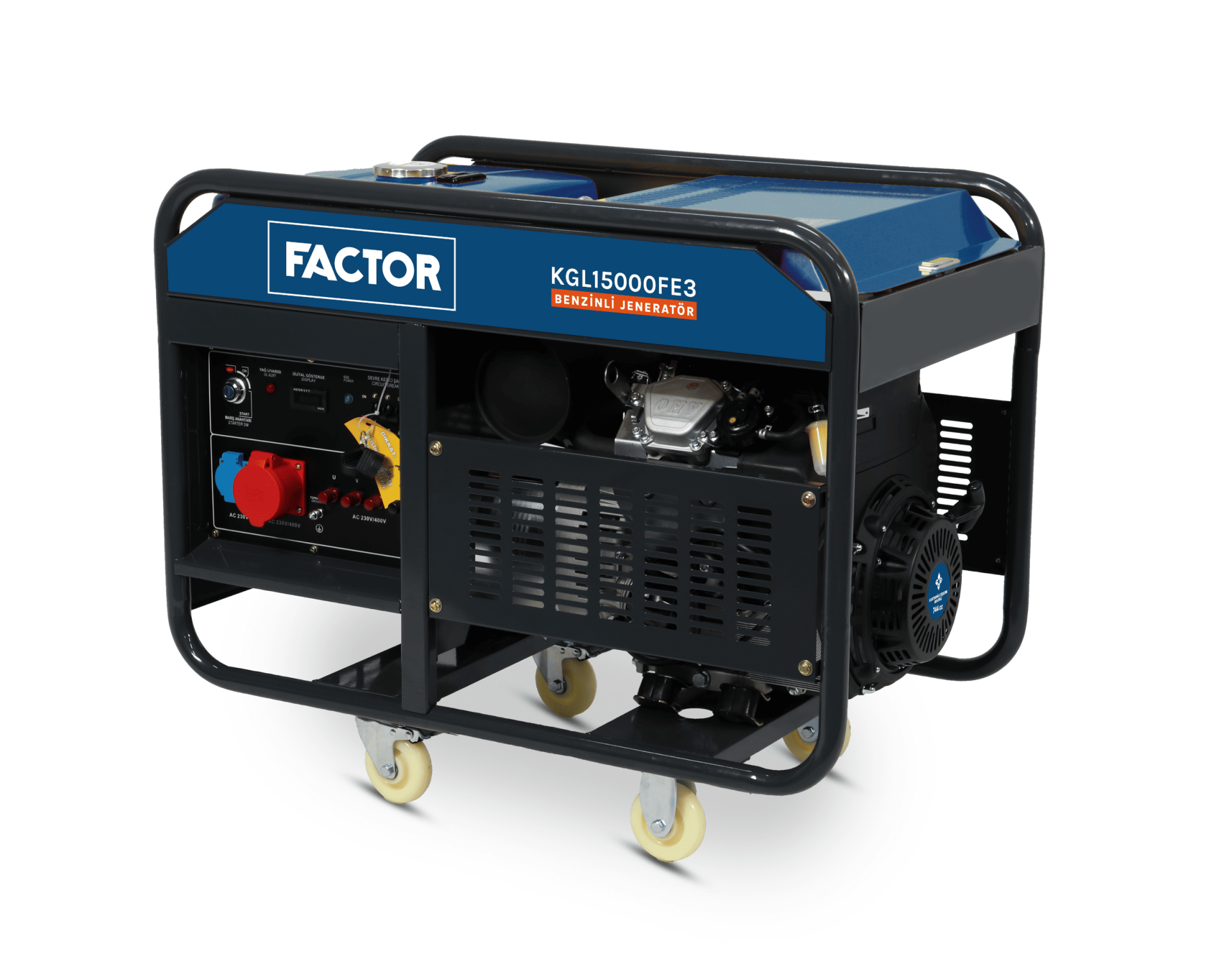 Factor Benzinli Jeneratör 15 Kva Trifaze