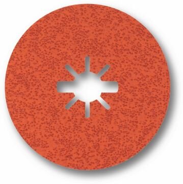 Sia Fiber Disk Zımpara 4582 Siaramic Yıldız Uçlu Delik X-Lock Ø180 mm 120 Kum