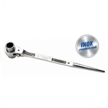 Glory INOX Kazıklı Lokma Cırcır Anahtar 22X24