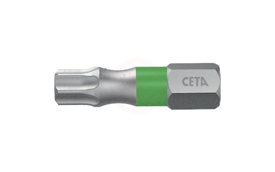 Ceta Form 1/4 İnç Torx Bits Uç (Renk Kodlu) T30 X 25 Mm