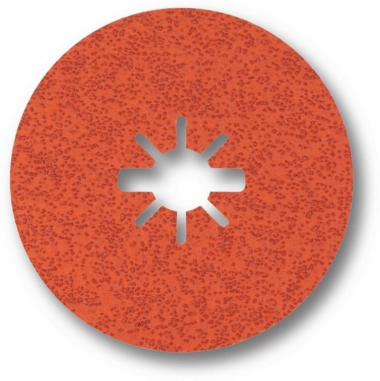 Sia Fiber Disk Zımpara 4582 Siaramic Yıldız Uçlu Delik X-Lock Ø180 mm 60 Kum