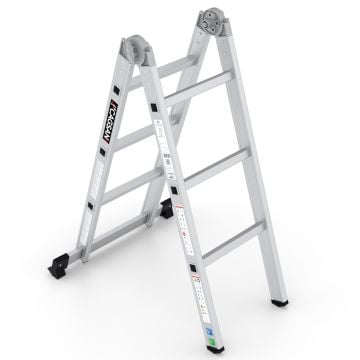 Çağsan Katlanır Alüminyum Merdiven 2x3 Basamaklı - K2