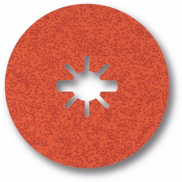Sia Fiber Disk Zımpara 4582 Siaramic Yıldız Uçlu Delik X-Lock Ø180 mm 80 Kum