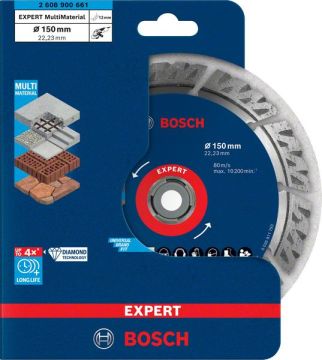 Bosch Elmas Kesme Diski Expert BFUni+Metal 150x22,23 mm - 2608900661