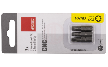 Ceta Form 3 Parça 1/4 İnç Torx Bits Uç T30 X 25 Mm / Kartlı