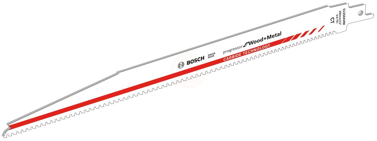 Bosch Panter Testere Bıçağı Progressor For Wood And Metal S 1256 XHM 300 mm (10 Adet) - 2608653283