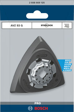 Bosch Aksesuar PRO AVZ 93 G Starlock Delta Zımpara Tabanı