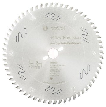 Bosch Daire Testere Bıçağı Best For LaminatedPanel Abrasive 300x30 mm 60 Diş - 2608642106