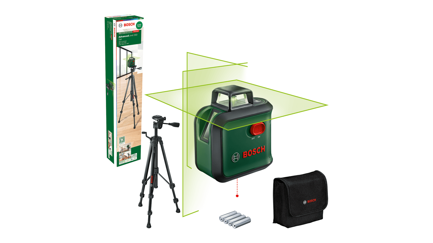 Bosch Çizgi Hizalama Lazeri Advanced Level 360 Set - 0603663B07