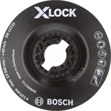 Bosch X-Lock Fiber Disk İçin Taban 115 mm Yumuşak - 2608601711