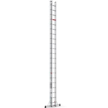 Çağsan İki Parçalı Sürgülü Alüminyum Merdiven 2x21 Basamaklı - TS10012