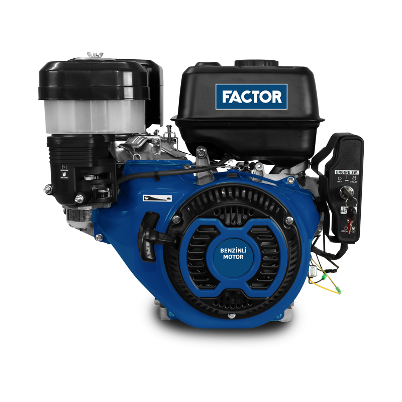 Factor 18 Hp Benzinli Motor İpli & Marşlı Kamalı