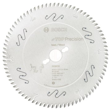 Bosch Daire Testere Bıçağı Best For Wood 250x30 mm 80 Diş - 2608642113
