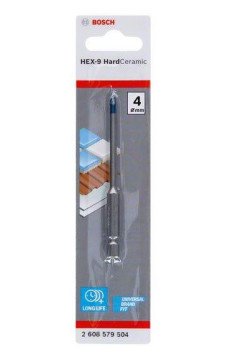 Bosch Fayans Matkap Ucu CYL-9 HEX-9 HardCeramic Altıgen Şaft 4x90 mm - 2608579504
