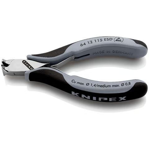 Knipex 6412115ESD Elektronikçi Tepe Keski Esd