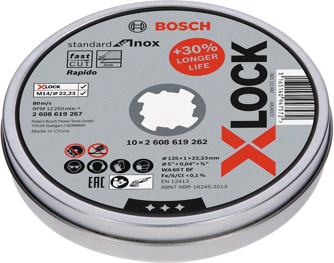 isa•*¨*•.¸♬︎ Bosch X-Lock Inox Kesme Diski Standard For Inox | Al Nalburiye