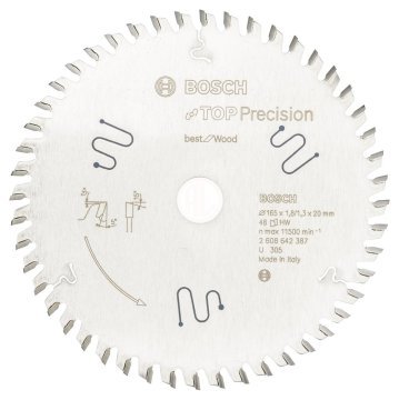 Bosch Daire Testere Bıçağı Best For MultiMaterial 165x20 mm 56 Diş - 2608642387