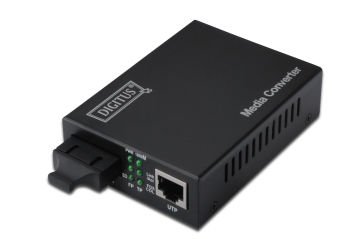 Assmann Digitus Media/Rate Converter, 10/100/1000Base-T - 1000Base-Lx (Singlemode 10 Km, Sc)