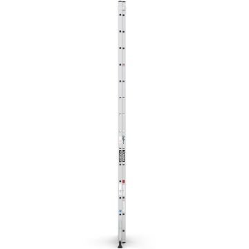 Çağsan İki Parçalı Sürgülü Alüminyum Merdiven 2x14 Basamaklı - TS8