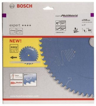 Bosch Daire Testere Bıçağı Expert For MultiMaterial 216x30 mm 64 Diş - 2608642493