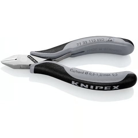 Knipex 7732115ESD Elektronikçi Yan Keski Esd- Kutu Mafsallı