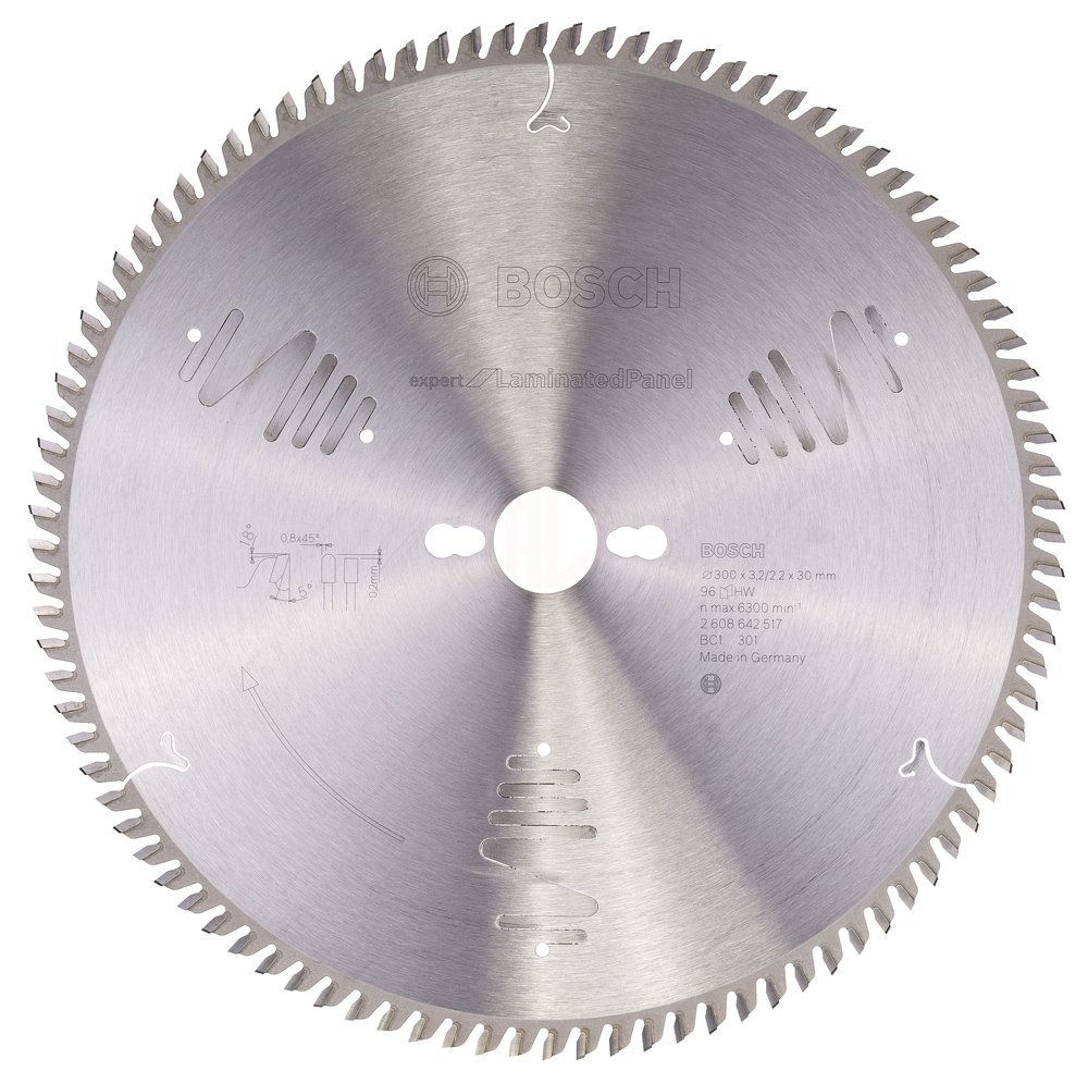 Bosch Daire Testere Bıçağı Expert For LaminatedPanel 300x30 mm 96 Diş - 2608642517