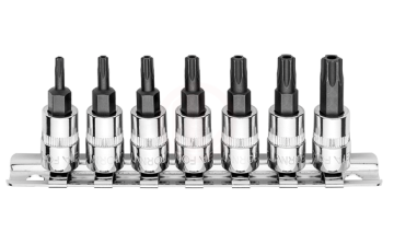 Ceta Form 7 Parça 1/4 İnç 5 Köşe Delikli Torx Uçlu Lokma Takımı