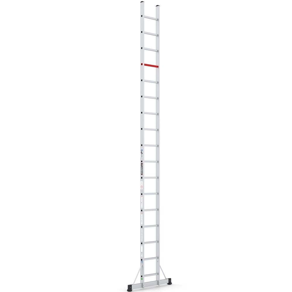 Çağsan Tek Parçalı Alüminyum Merdiven 17 Basamaklı - T0050