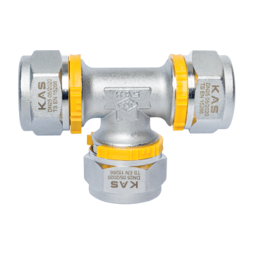KAS TE Bağlantı Rakoru DN20 x DN25 x DN20