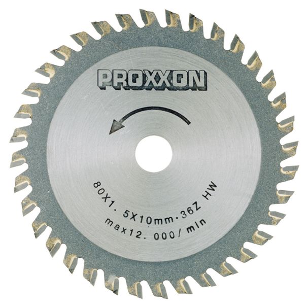 Proxxon Tungsten Karbür Uçlu Testere 80x1,5 mm 36 Diş (28732)