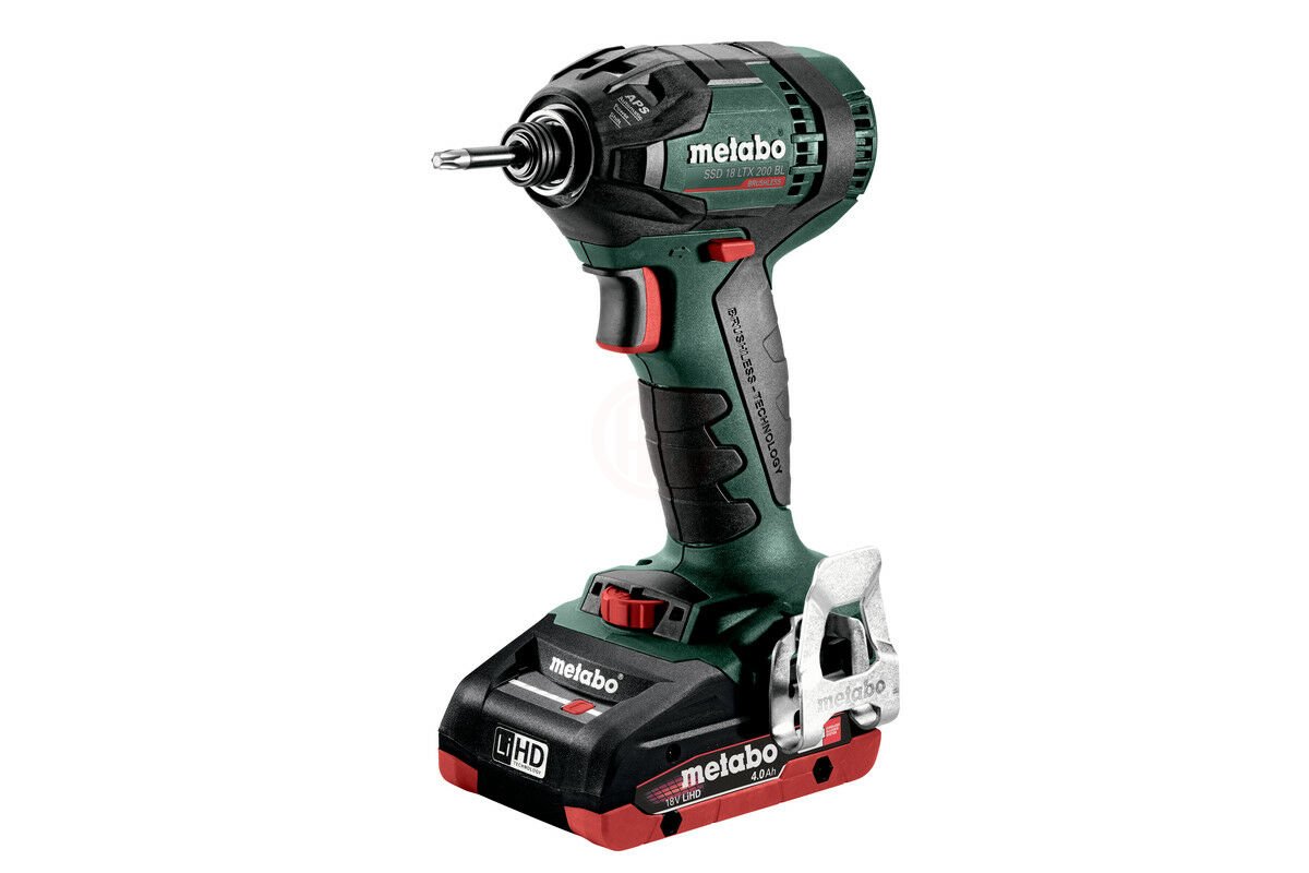 Metabo Akülü Vidalama Matkabı SSD 18 LTX 200 BL (2 x 4,0 Ah Akü)