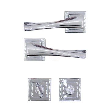 Nobel Proline Krom Kare Rozetli Wc - 700908229