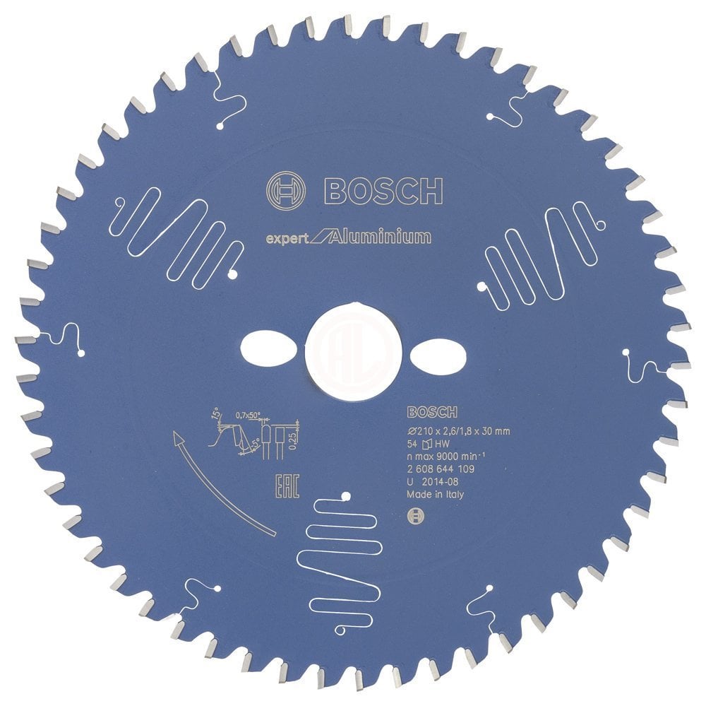Bosch Daire Testere Bıçağı Expert For Aluminium 210x30 mm 54 Diş - 2608644109