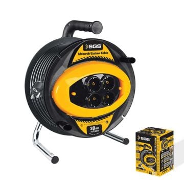 SGS 2134 Makaralı Uzatma Kablosu 2,5X30Mt
