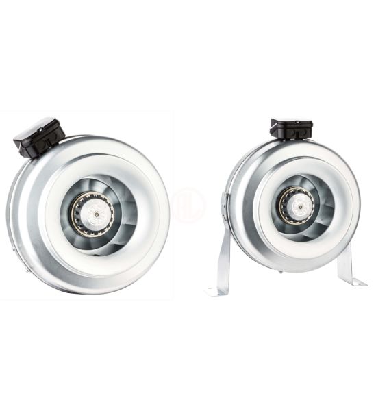 Bahçıvan Yuvarlak Kanal Fanı Geriye Eğimli 230V 100W 2530rpm - BDTX 200-B