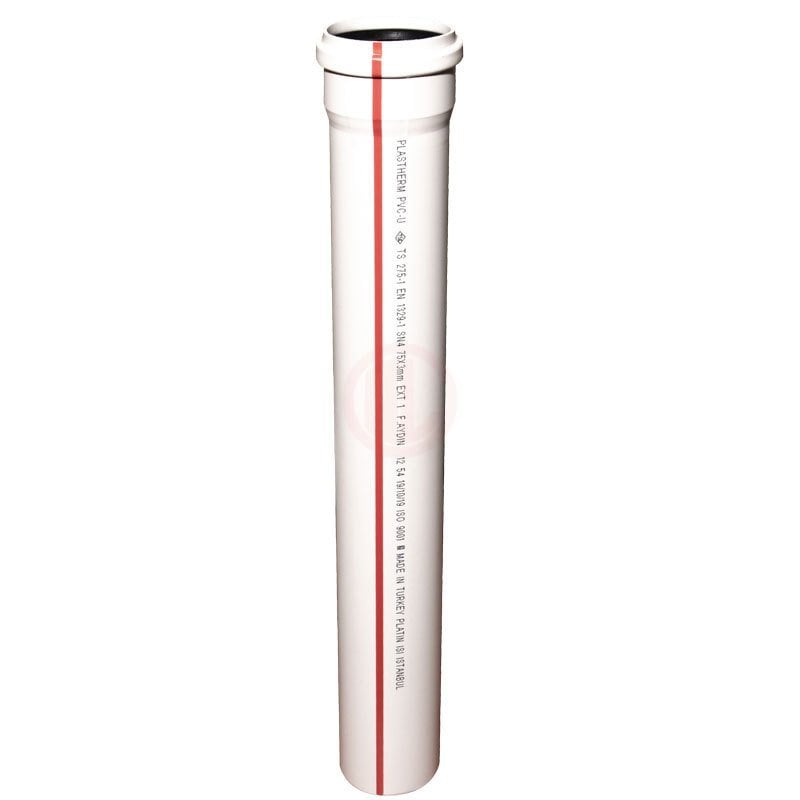 Plastherm PVC Atık Su Borusu (Tip 1 - 3,2 mm) 160x500 mm - PV011600300