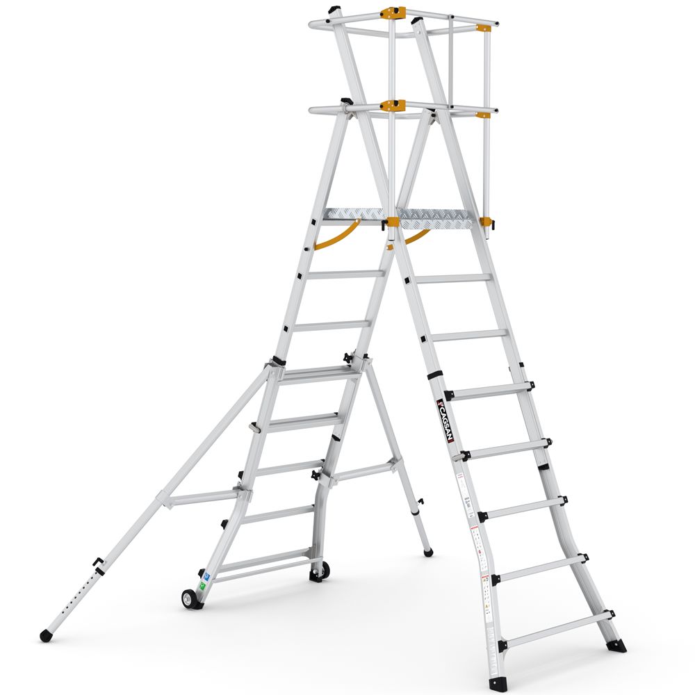Çağsan TelePro Teleskopik Çalışma Platformu 5+1 Basamaklı - TP200