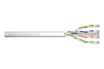Assmann Digitus Category 6 (Cat. 6) Utp Çok Telli Patch Kablosu Awg 26/7 Lszh (Low Smoke Zero Halogen) 250 Mhz 305 Mtlik Rulo Gri Renk