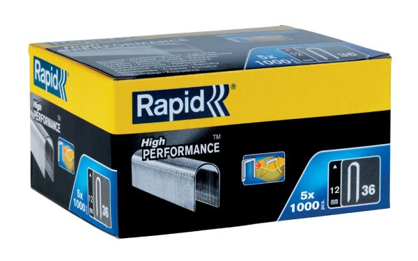 Rapid Zımba Teli 36 Serisi 12 mm Galvaniz Kaplı (1 Pkt/5x1000 Adet) - 11885110