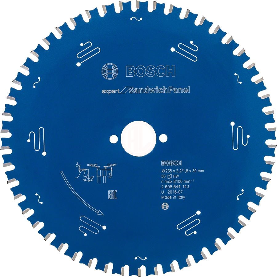 Bosch Daire Testere Bıçağı Expert For SandwichPanel 235x30 mm 50 Diş - 2608644143