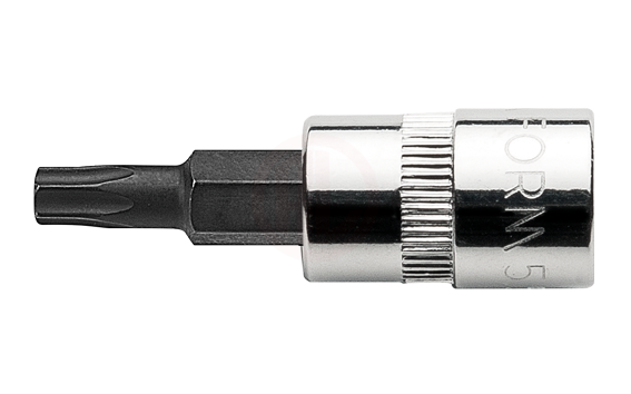 Ceta Form 1/4 İnç Delikli Torx Uçlu Lokma T25 X 37 Mm
