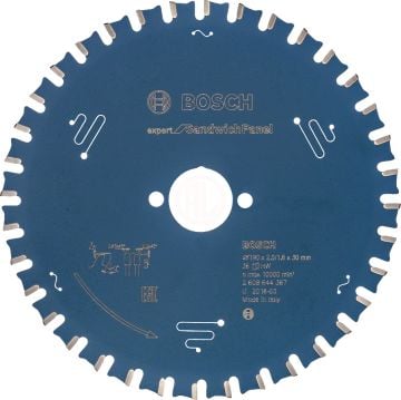 Bosch Daire Testere Bıçağı Expert For SandwichPanel 190x30 mm 36 Diş - 2608644367