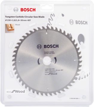 Bosch Daire Testere Bıçağı Eco For Wood 230x30 mm 48 Diş - 2608644382