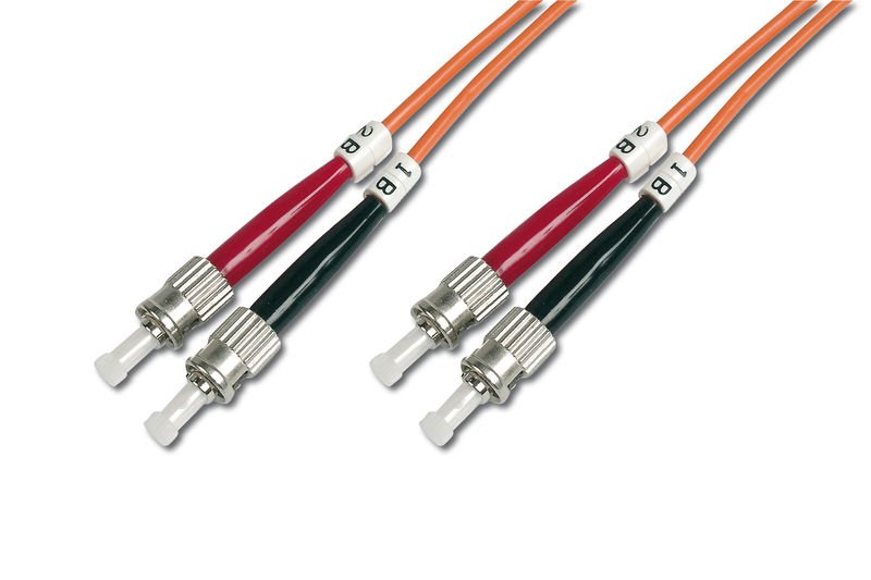 Assmann Digitus St-St Fiber Optik Patch Kablo, 2 Mt, Multimode, Duplex, 62.5/125