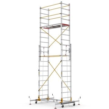 Çağsan Telesafe İki Parçalı Alüminyum İskele 2x11 Basamaklı - S006_XL_FP