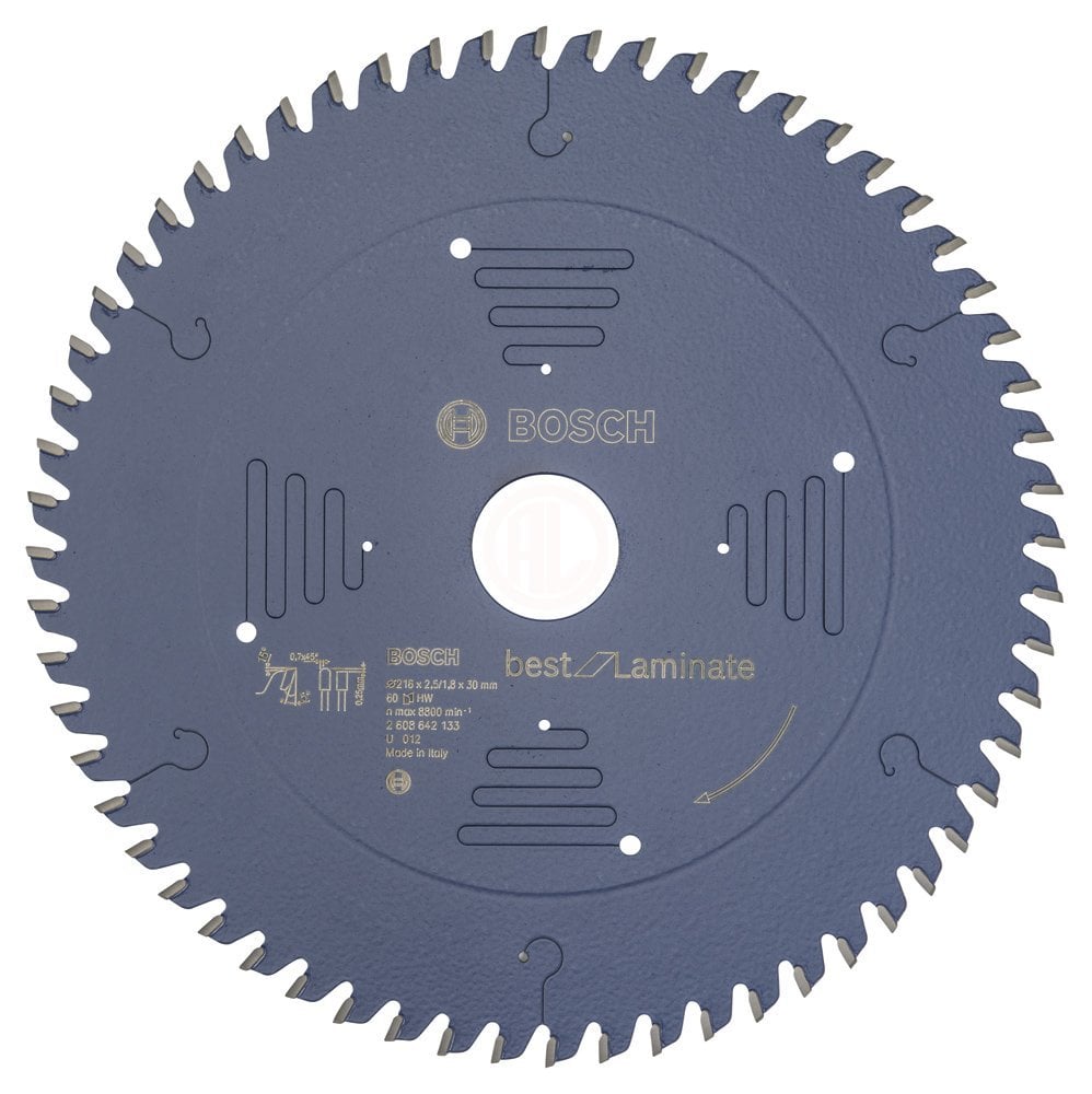 Bosch Daire Testere Bıçağı Best for Laminate 216x30 mm 60 Diş - 2608642133