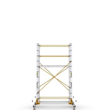 Çağsan Telesafe İki Parçalı Alüminyum İskele 2x11 Basamaklı - S006_XL_FP